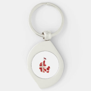 create your future-positive mindset key ring