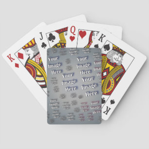 Create Your Image Here Template Playing Cards