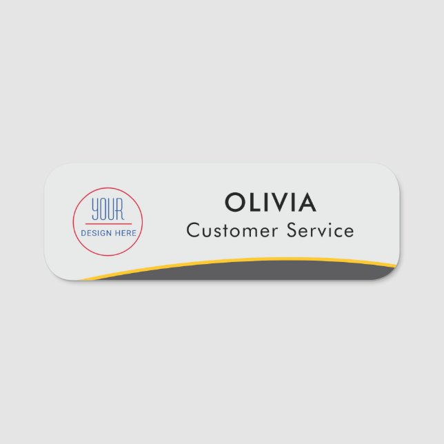 Create Your Logo Name Tag (Front)