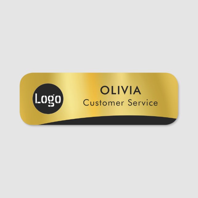 Create Your Logo Name Tag (Front)