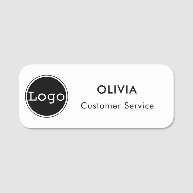 Create Your Logo Name Tag (Front)