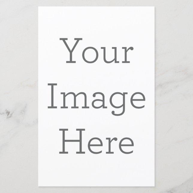 14 cm x 21.6 cm Flat Paper Sheet (Front)