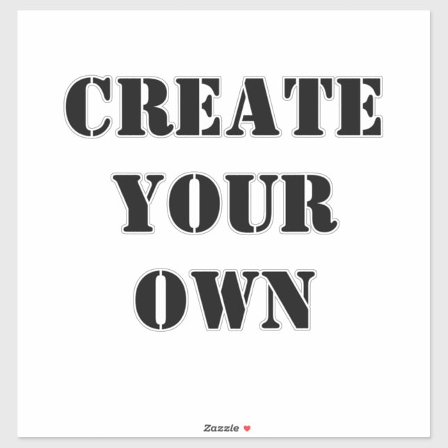 Create Your Own (Sheet)