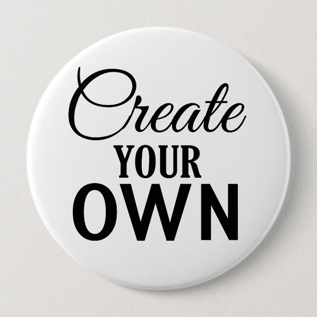 Create Your Own 10 Cm Round Badge (Front)