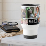Create Your Own 10 Photo Collage Best Papa Ever Travel Mug<br><div class="desc">Photo Collage Mug - A special gift for grandpa personalised with 10 favourite pictures of happy memories with grandkids.</div>