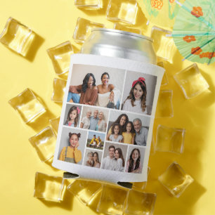 Create Your Own 10 Photo Collage Can Cooler