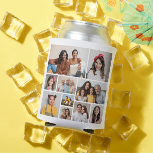 Create Your Own 10 Photo Collage Can Cooler