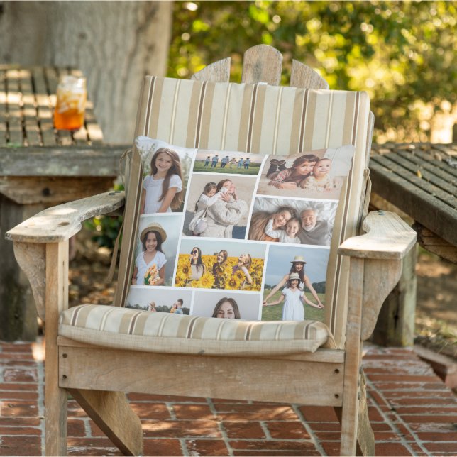 Create Your Own 10 Photo Collage Cushion (Chair)