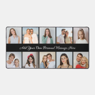 Create Your Own 10 Photo Collage Desk Mat
