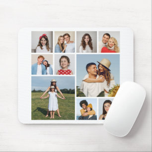 Create Your Own 10 Photo Collage Mouse Pad
