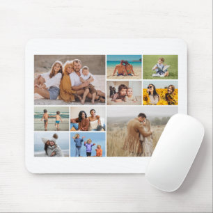 Create Your Own 10 Photo Collage Mouse Pad