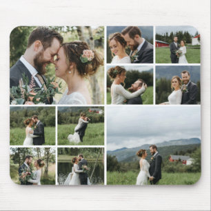 Create Your Own 10 Photo Collage Mousepad