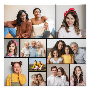 Create Your Own 10 Photo Collage Photo Enlargement