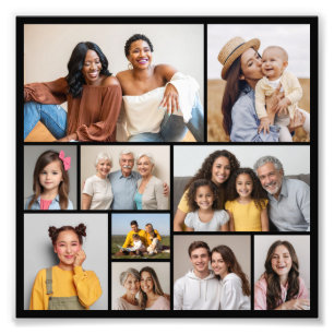 Create Your Own 10 Photo Collage Photo Enlargement Print