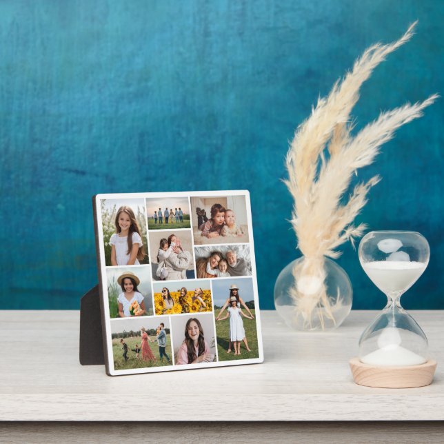 Create Your Own 10 Photo Collage Plaque (Insitu)