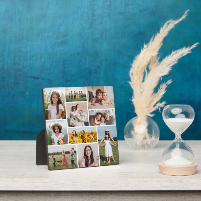 Create Your Own 10 Photo Collage Plaque (Insitu)