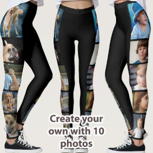 Create Your Own 10 Photo DIY Patterned leggings