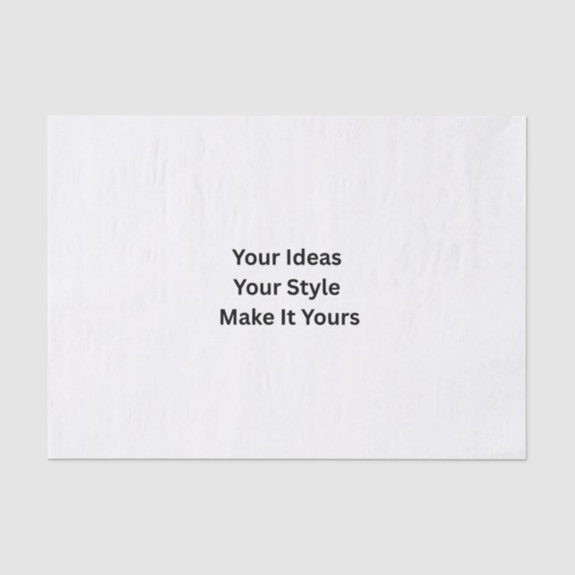 Create Your Own 10lb Tissue Paper (Front)