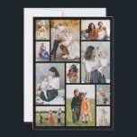 Create Your Own 11 Photo Collage Card<br><div class="desc">Create your own 11 Photo Collage for Christmas, Birthdays, Weddings, Anniversaries, Graduations, Father's Day, Mother's Day or any other Special Occasion, with our easy-to-use design tool. Add your favourite photos of friends, family, vacations, hobbies and pets and you'll have a stunning, one-of-a-kind photo collage. Our custom photo collage is perfect...</div>