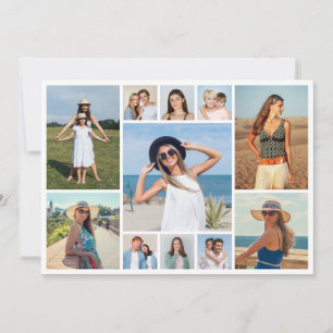Create Your Own 11 Photo Collage Card