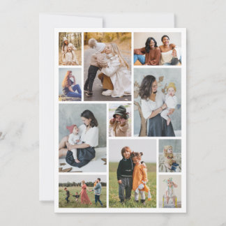 Create Your Own 11 Photo Collage Card