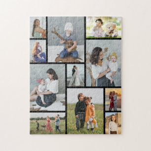 Create Your Own 11 Photo Collage Jigsaw Puzzle