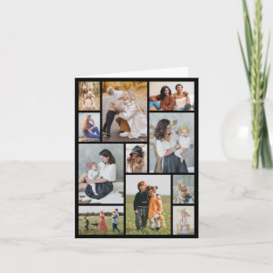 Create Your Own 11 Photo Collage Note Card
