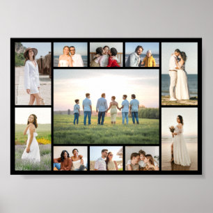 Create Your Own 11 Photo Collage Poster