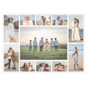 Create Your Own 11 Photo Collage Tablecloth