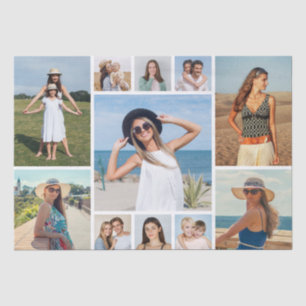 Create Your Own 11 Photo Collage  Tissue Paper