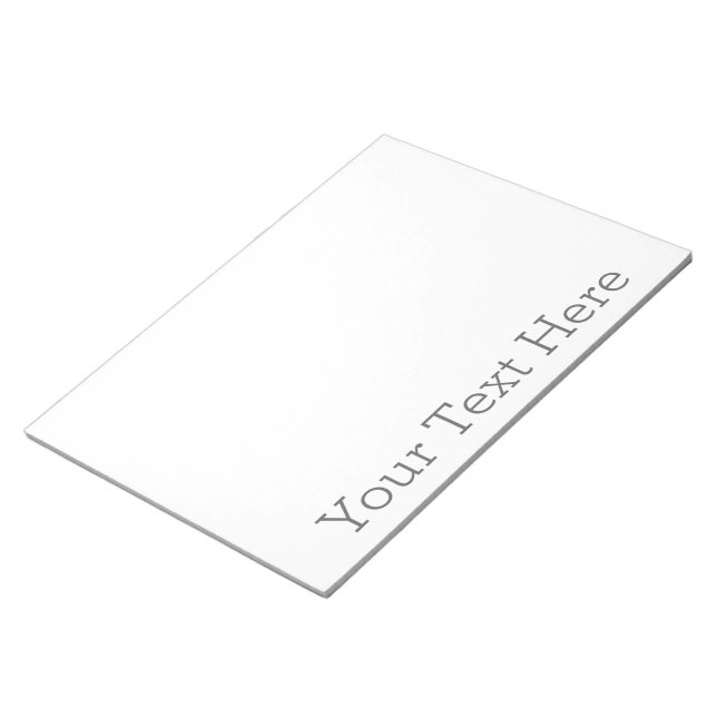 20.3 cm x 27.9 cm  (11" x 8.5") Notepad - 40 pages (Angled)