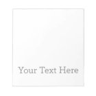 Create Your Own 11"x8.5" 40 Page Notepad
