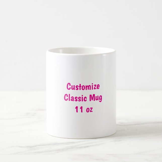 Create Your Own 11oz Coffee Mug (Center)
