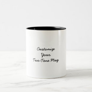 Create Your Own 11oz Two Tone Coffee Mug