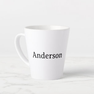 Create Your Own 12 oz Small Latte Mug