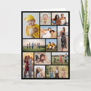 Create Your Own 12 Photo Collage Card