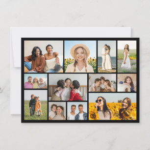 Create Your Own 12 Photo Collage Card