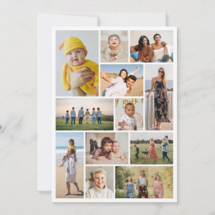 Create Your Own 12 Photo Collage Card