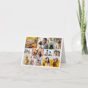 Create Your Own 12 Photo Collage  Note Card