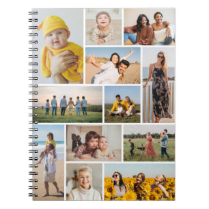 Create Your Own 12 Photo Collage Notebook