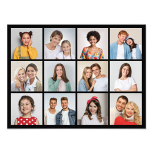 Create Your Own 12 Photo Collage Photo Enlargement