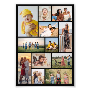 Create Your Own 12 Photo Collage Photo Enlargement Print