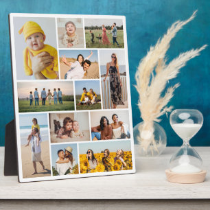 Create Your Own 12 Photo Collage Plaque