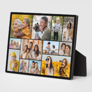 Create Your Own 12 Photo Collage  Plaque