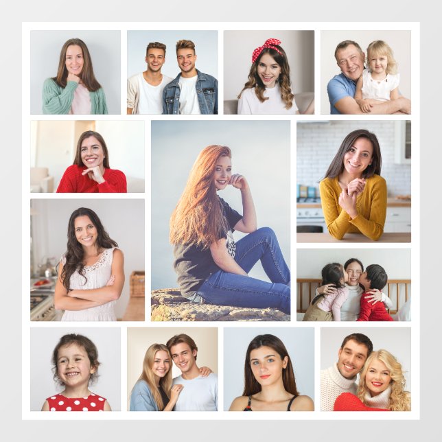 Create Your Own 13 Photo Collage (Sheet)