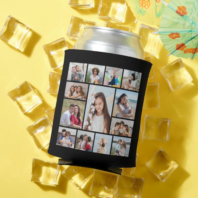 Create Your Own 13 Photo Collage Can Cooler (In Situ Summer)