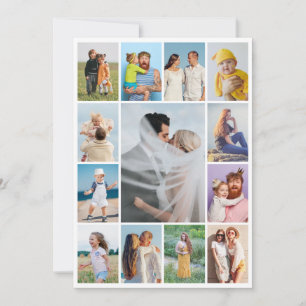 Create Your Own 13 Photo Collage Card