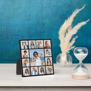 Create Your Own 13 Photo Collage Custom Plaque