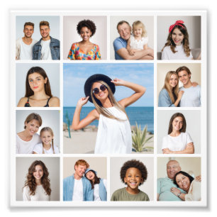 Create Your Own 13 Photo Collage Photo Enlargement Print