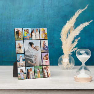 Create Your Own 13 Photo Collage Plaque